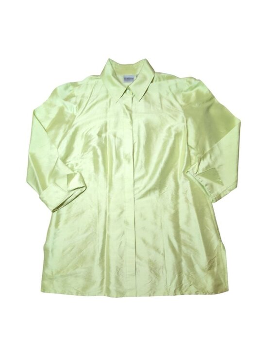 Chico's Tops - Chicos 100% Silk Top Blouse Size 2 (US 12 Large) Long Button-Up
